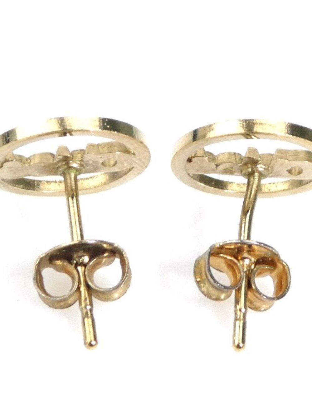 Chloe Pierce Earrings Gold Metal - Picture 5 of 7